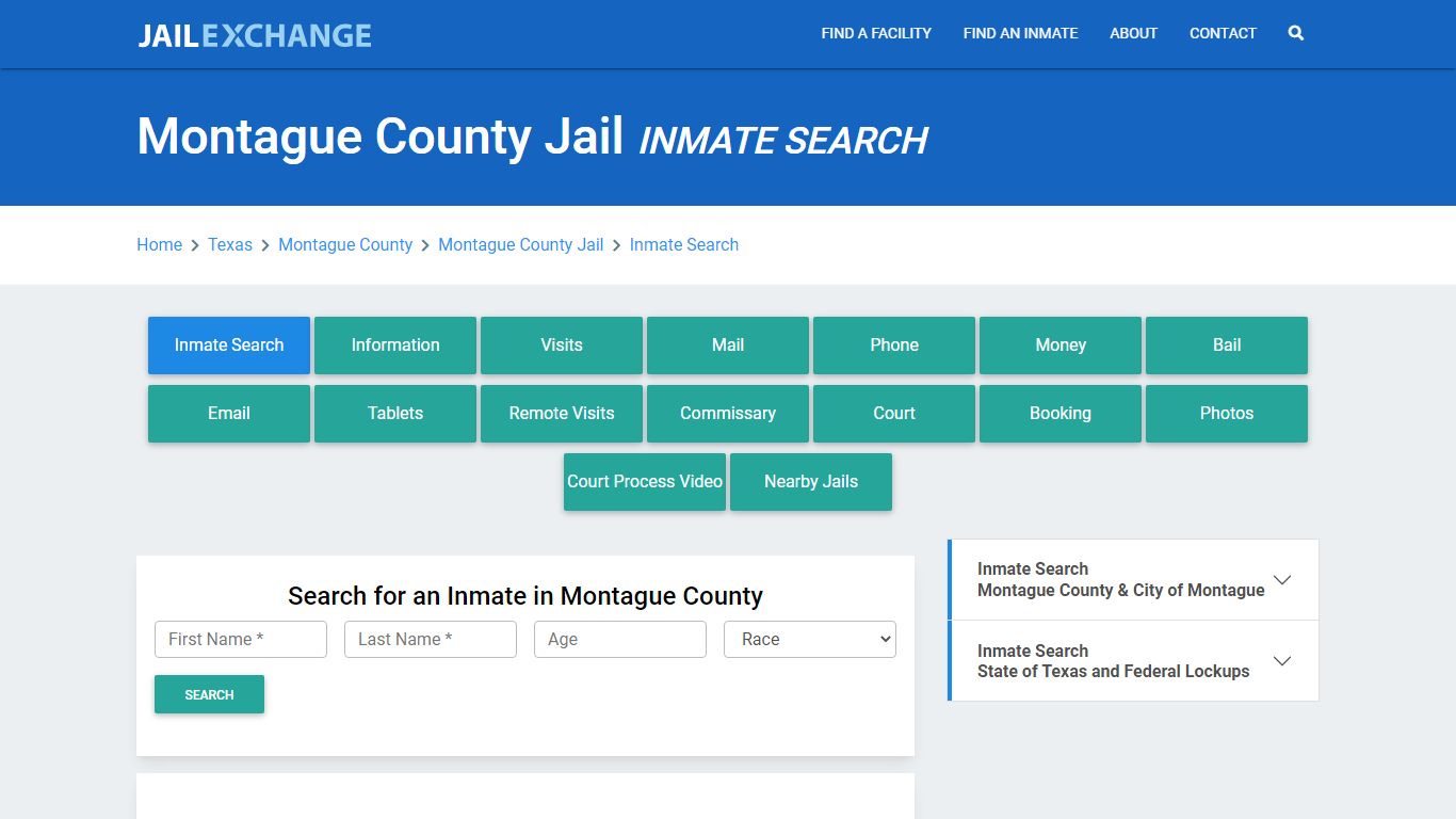 Montague County Jail, TX Inmate Search: Roster & Mugshots